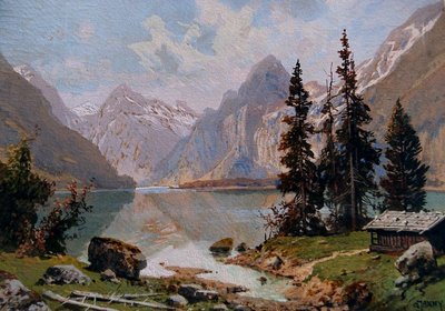 Konigsee from Kessel by Georg Janny